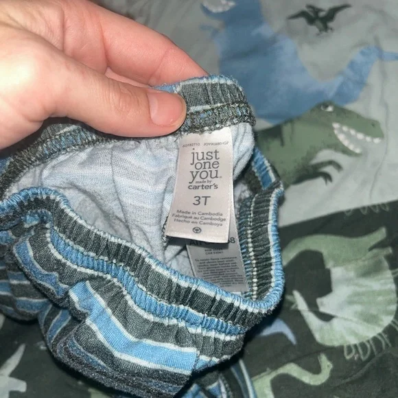 🤗3 for $20! TWO SETS (2) 3t pajama dinosaur and camo toddler 3t boy pajama sets - Picture 8 of 9